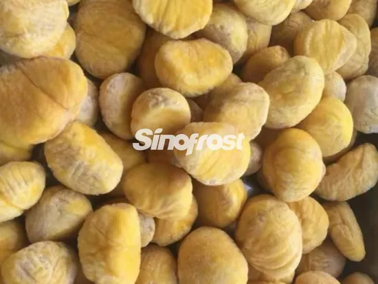 IQF栗、IQF栗、IQF丸栗、IQF皮むき栗、IQF皮むき栗、IQF丸栗、IQF丸栗、蒸し/焼き